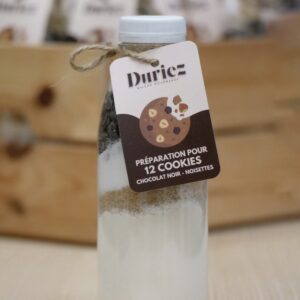Préparation pour 12 cookies au chocolat noir &noisettes