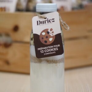 Préparation pour 12 cookies aux 3 chocolats